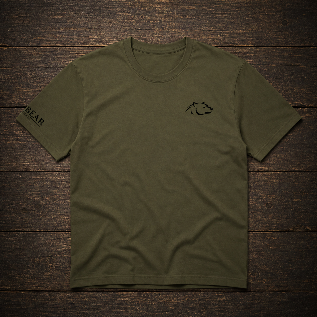 Bear Tackle Heritage Essential carp fishing T-shirt – product view 3