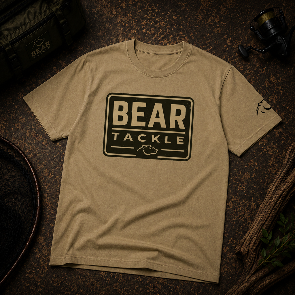 Bear Tackle Venture khaki carp fishing T-shirt