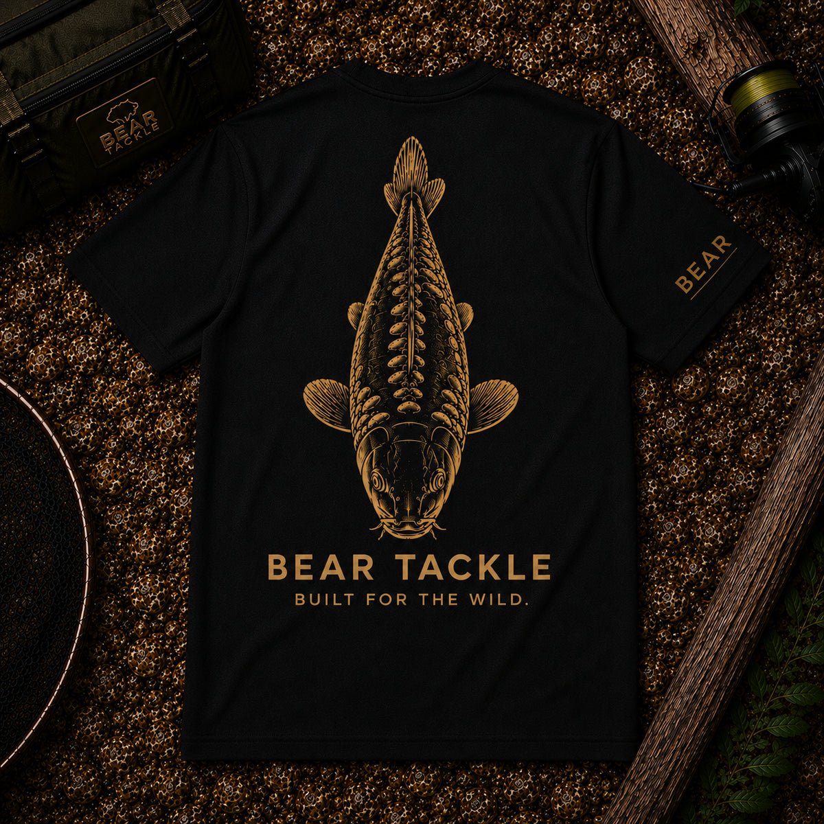 Bear Tackle Mirror Carp fishing T-shirt – product view 1